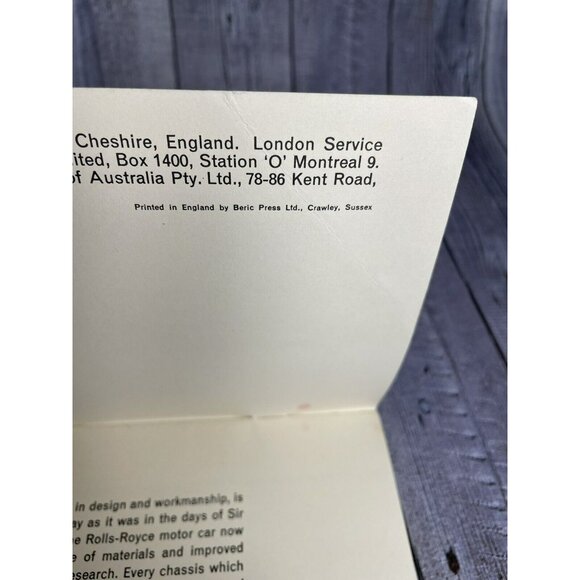 1960 ROLLS ROYCE & BENTLEY DLX DOUBLE COLOR BROCHURE 36-pgs CUSTOM COACHWORK - Picture 5 of 16